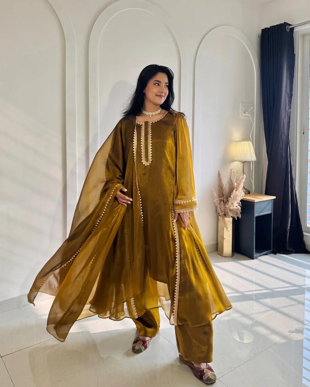 Mustard Elegance A Bold Fashion Statement
