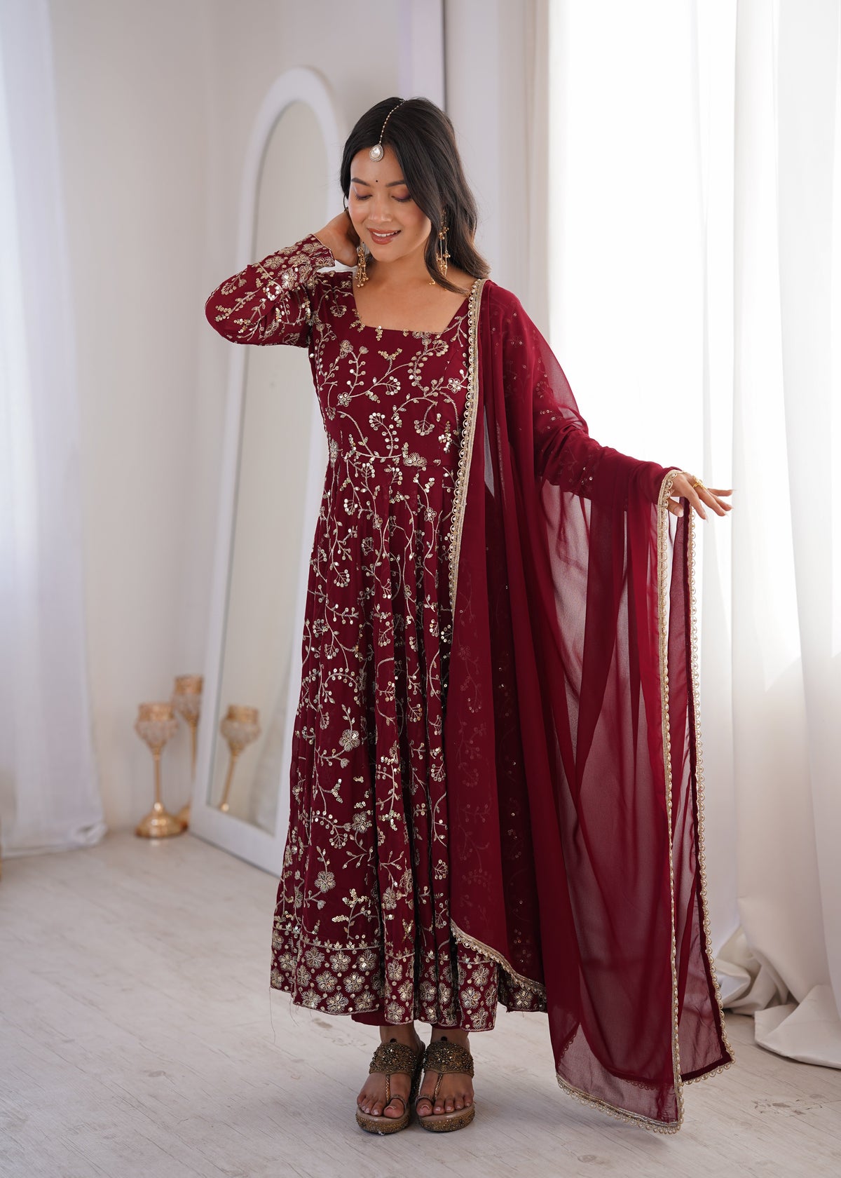 Radiant Elegance Anarkali Dress