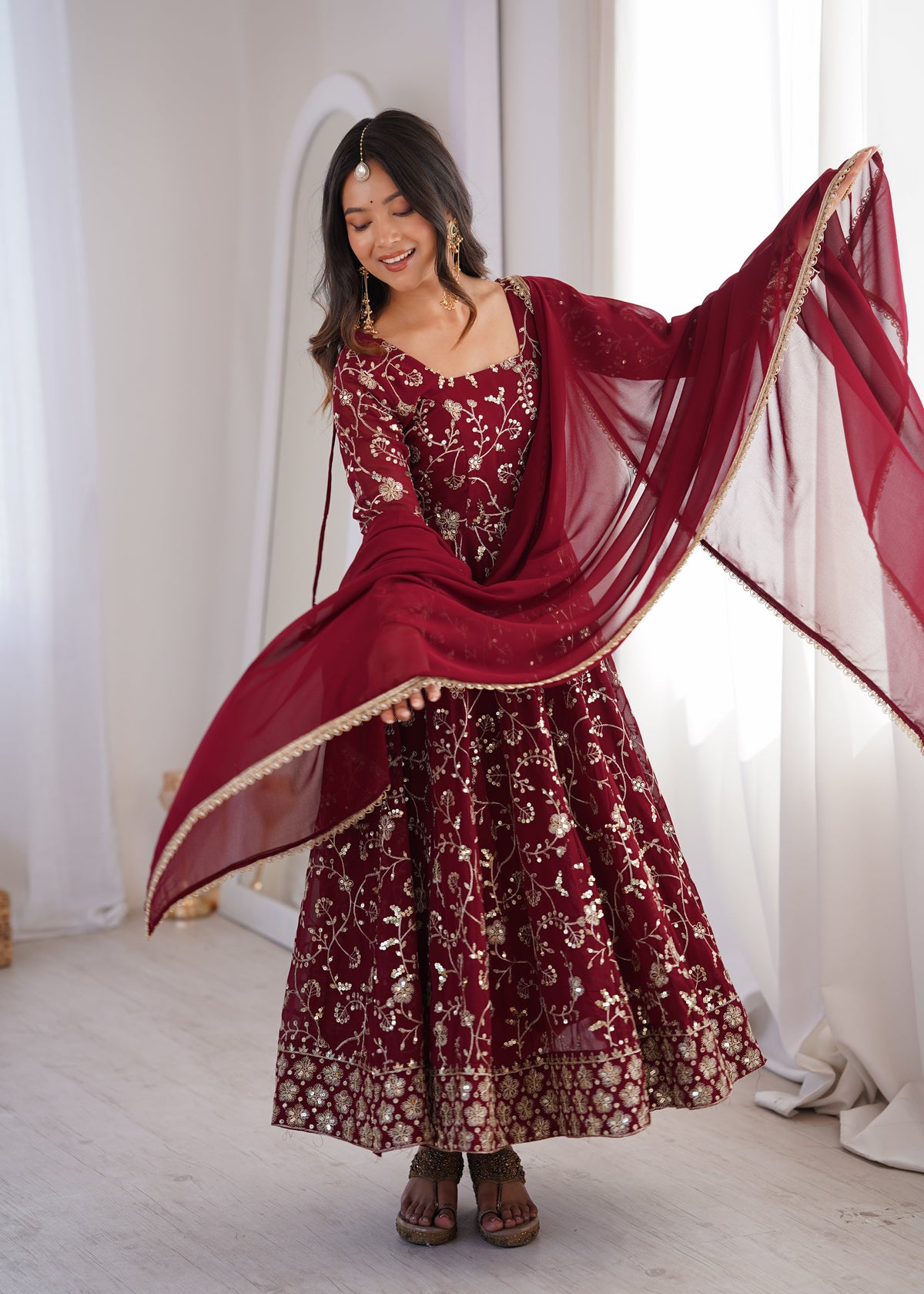 Radiant Elegance Anarkali Dress