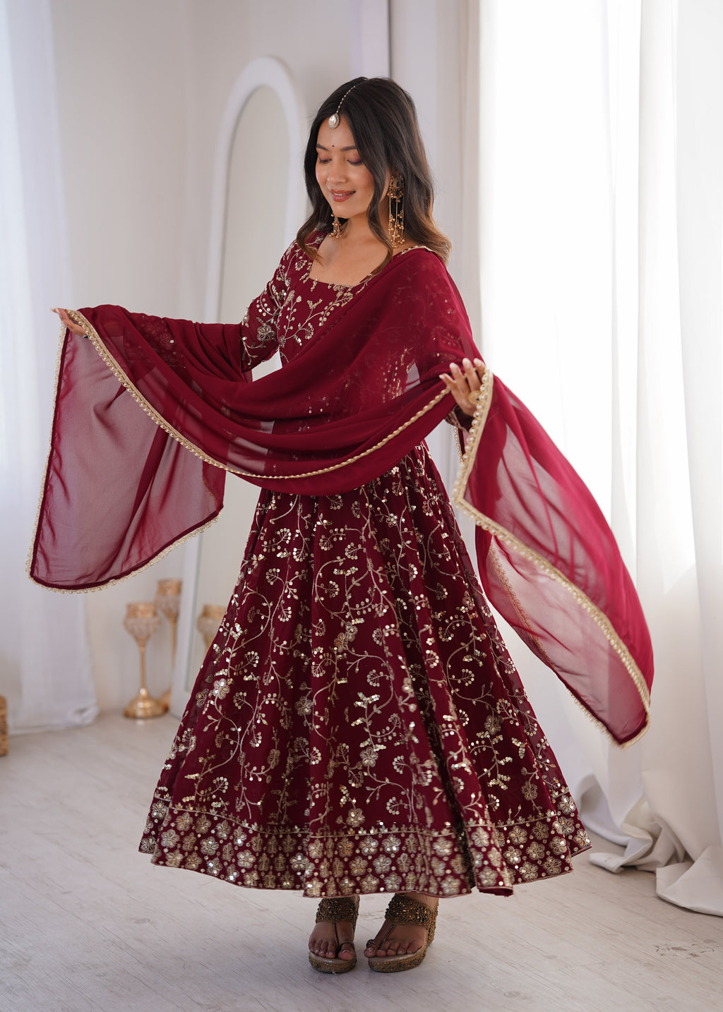 Radiant Elegance Anarkali Dress