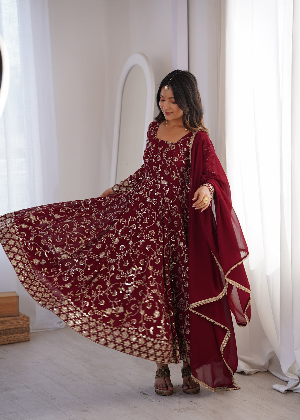 Radiant Elegance Anarkali Dress