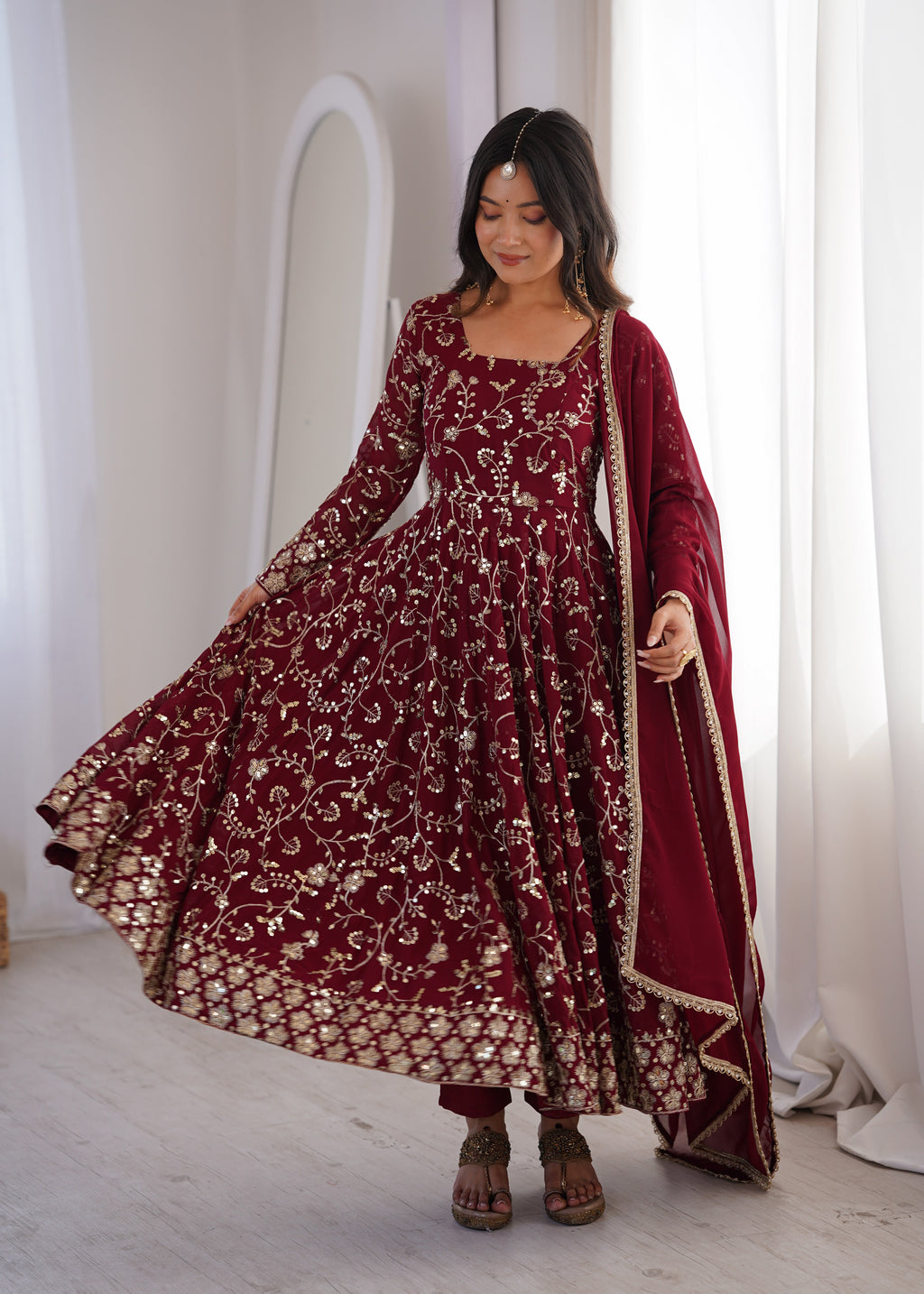 Radiant Elegance Anarkali Dress