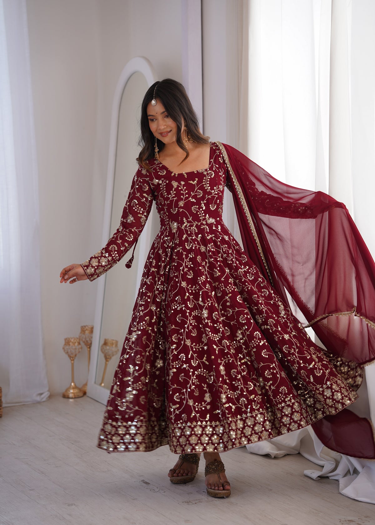 Radiant Elegance Anarkali Dress
