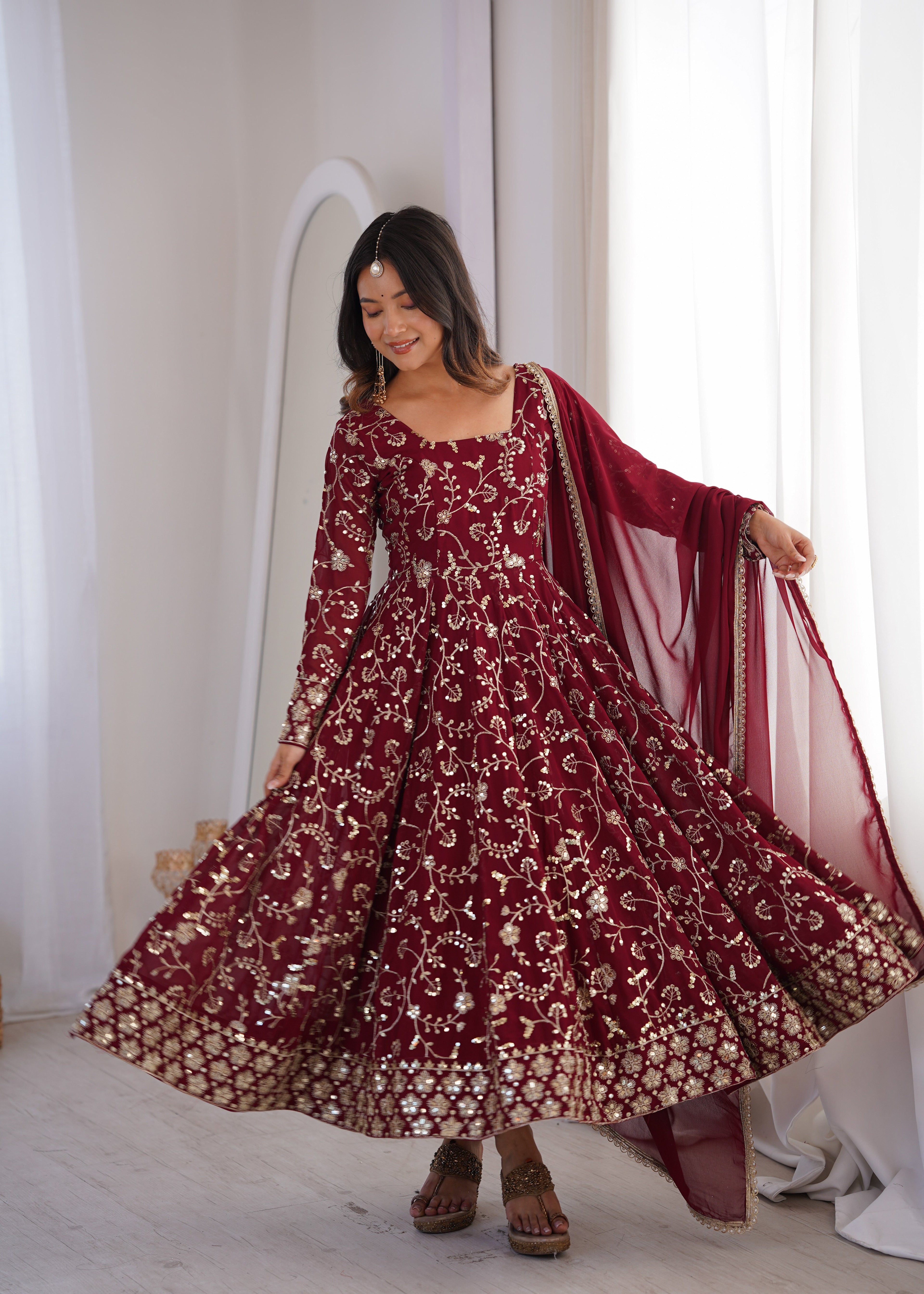 Radiant Elegance Anarkali Dress