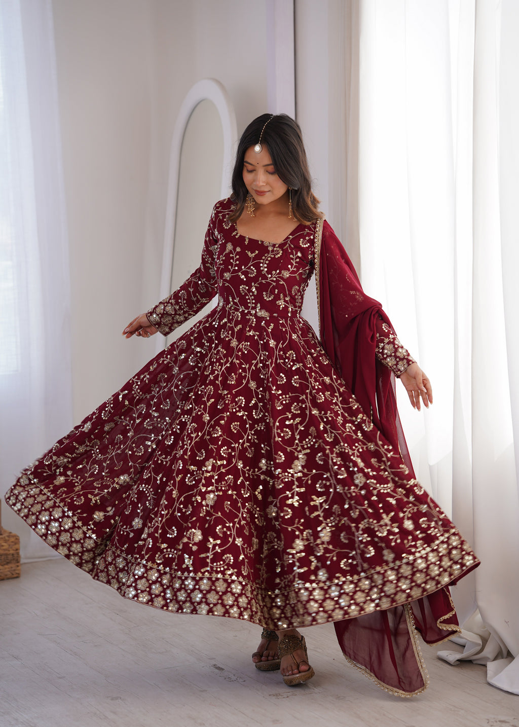 Radiant Elegance Anarkali Dress