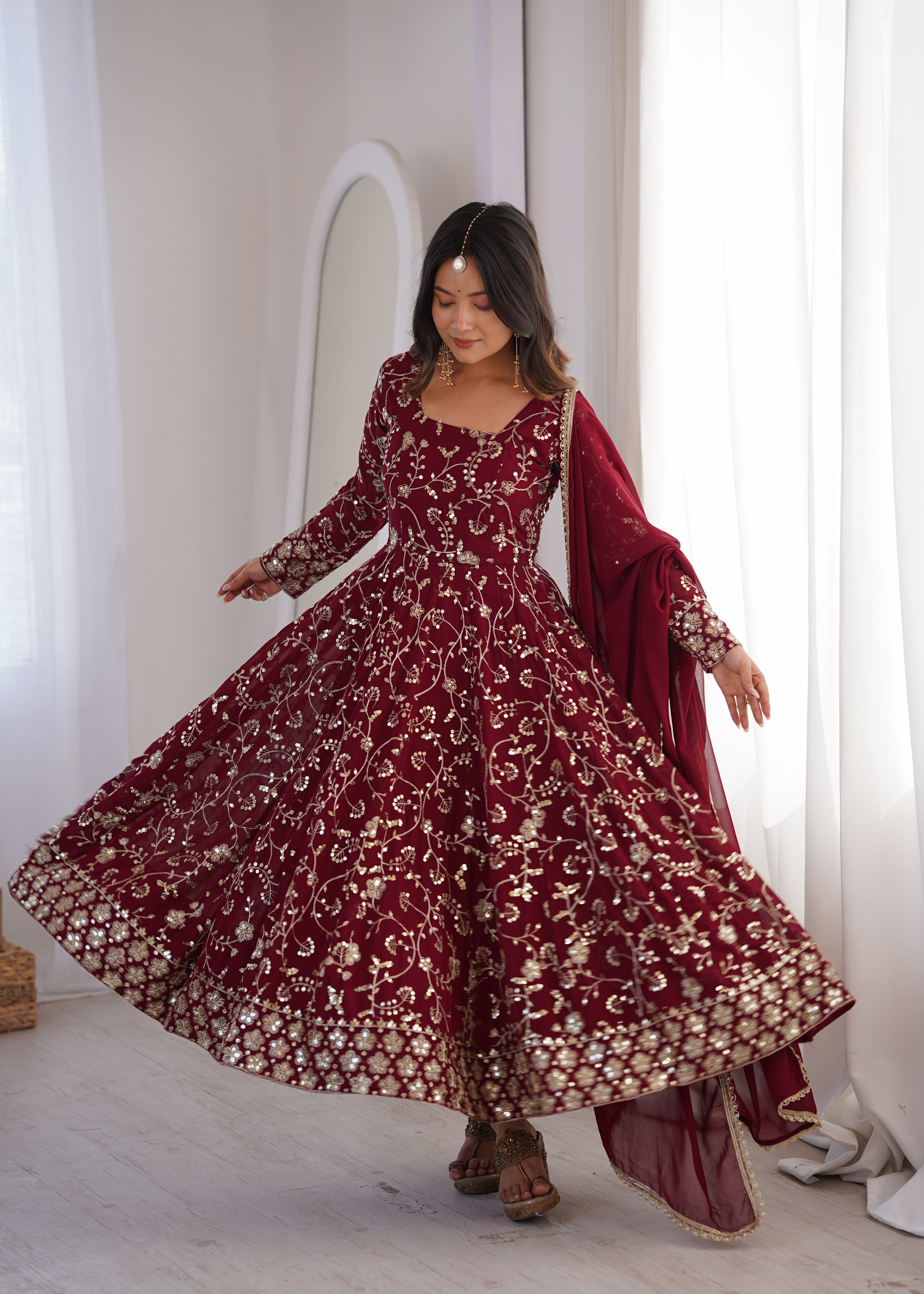 Radiant Elegance Anarkali Dress