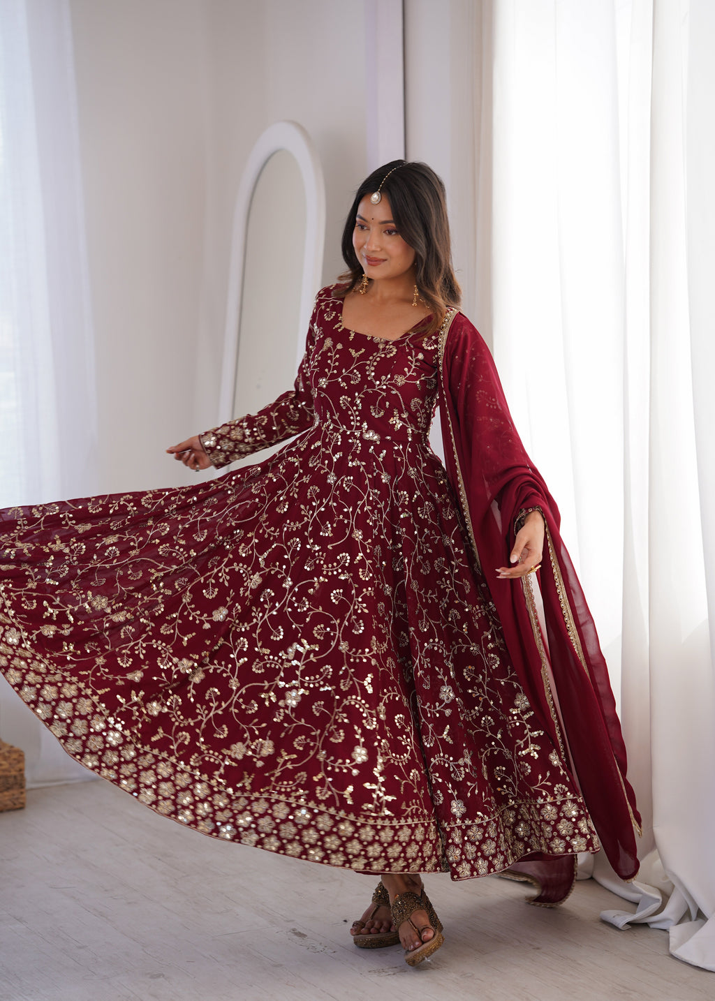 Radiant Elegance Anarkali Dress