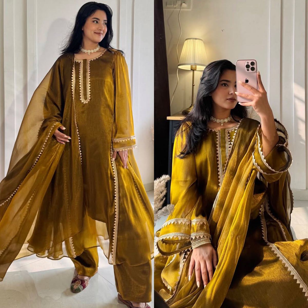 Mustard Elegance A Bold Fashion Statement