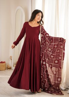 Captivating Charm Maroon Dress in the Spotlight